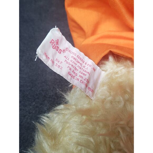 Vintage RUSS Berries Caress Soft Pet Bennett Bunny Rabbit Stuffed Plush Animal - Picture 8 of 11